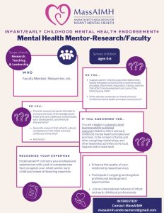MassAIMH Mental Health Mentor - Research/Faculty